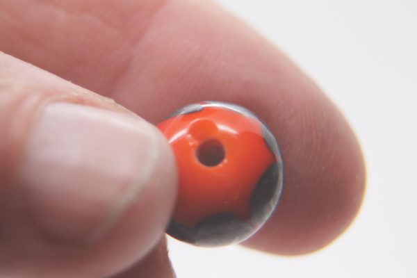 Metallic Black on Reddish-Orange Base - Image 3