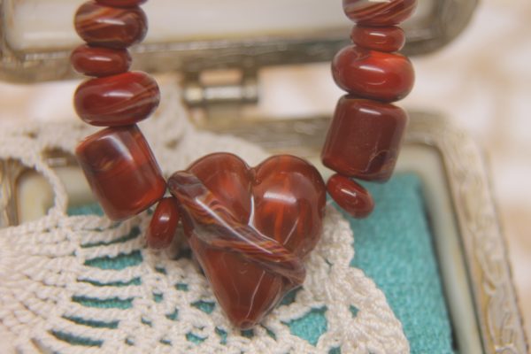 Red Heart with Matching Rondelles and Barrels - Image 4
