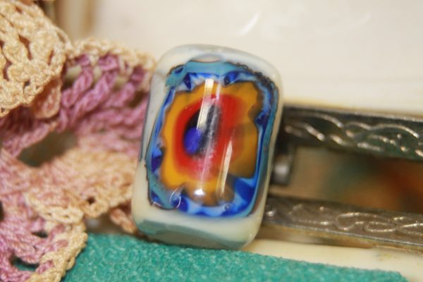 A Focal Bead of Ivory with Telescoping Decoration - Image 3