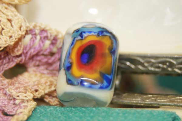 A Focal Bead of Ivory with Telescoping Decoration - Image 4