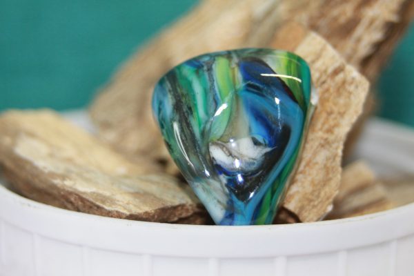 Blue and Green Focal Bead - Image 5