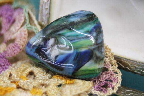 Blue and Green Focal Bead - Image 6