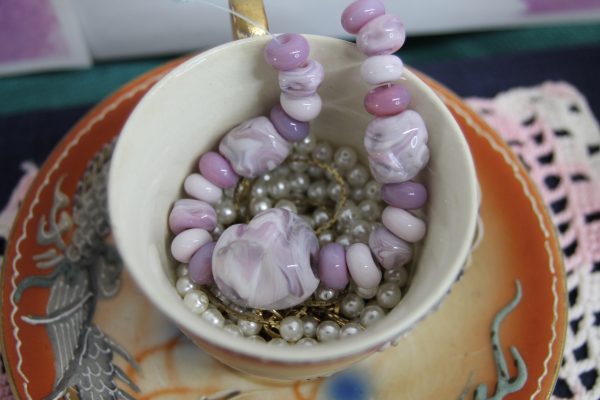 Swirled Shades of Purple and Pink Textured - Image 4