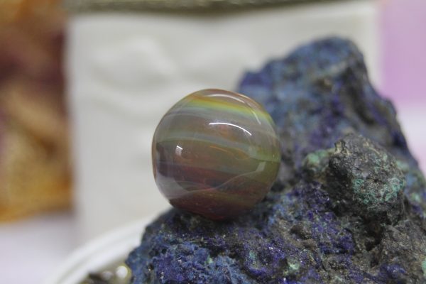 Double Helix Hollow Focal Bead - Image 2