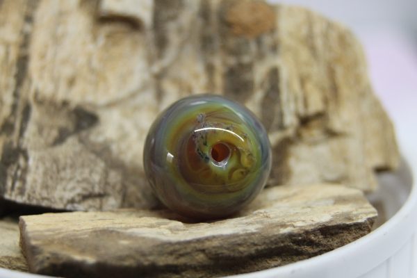 Double Helix Hollow Focal Bead - Image 4
