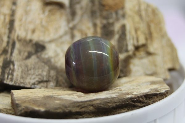 Double Helix Hollow Focal Bead - Image 5