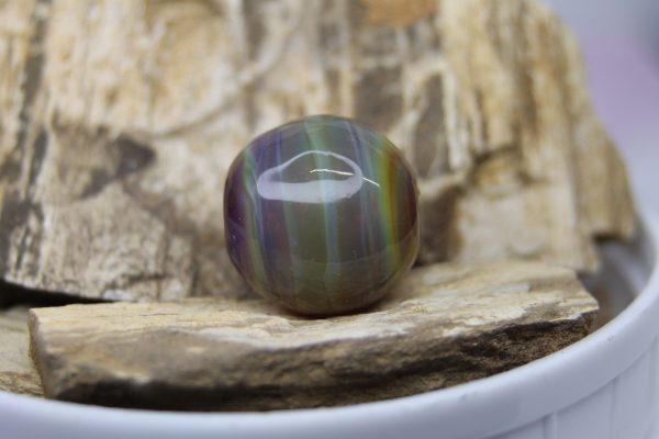 Double Helix Hollow Focal Bead - Image 6